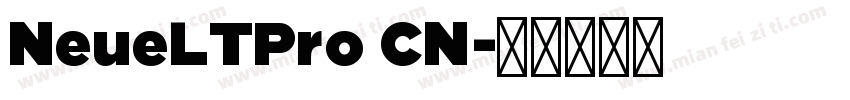 NeueLTPro CN字体转换